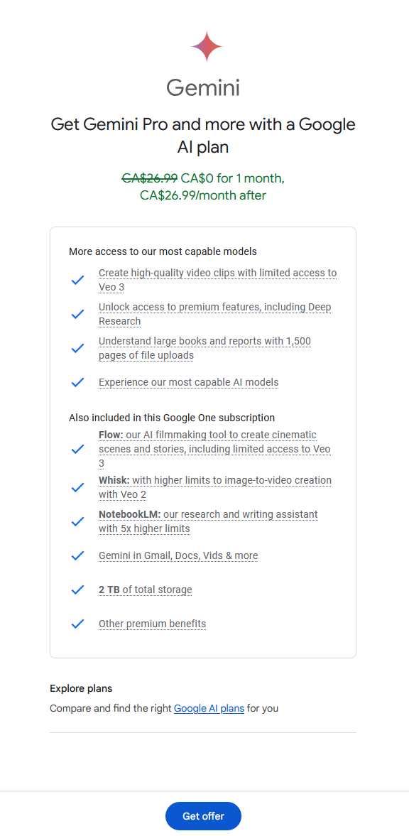 veo 3 - upgrade plan