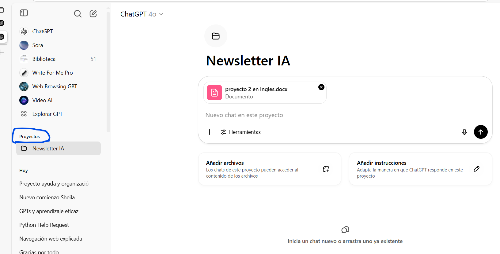 ChatGPT Projects